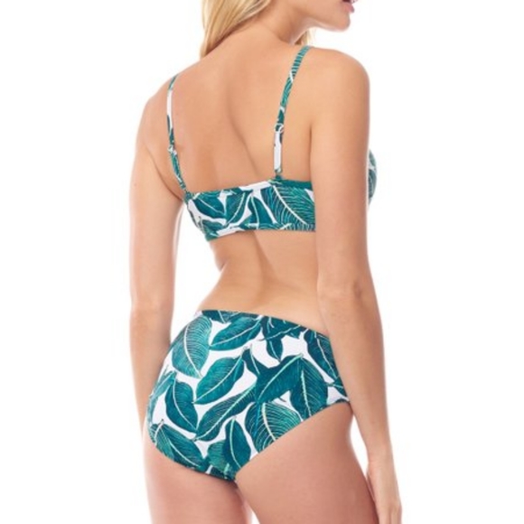SEA & SAND High Neck Palm Leaf Bikini ( Curvy) - Picture 3 of 5